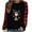 #1 Christmas Red Plaid, variant on KIHOUT Womens Tops Long Sleeve Juniors Round Neck Print Long-sleeved Sweatshirt Casual Blouse Pullover Tops