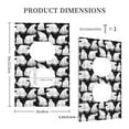 thumbnail image 3 of Fotbe Cute Cartoon Polar Bear Print Duplex Receptacle Wall Plate, 1-Gang 5.0" x3.0" Wall Outlet Covers, Dual Outlet Faceplates Covers, Color-matched Screws Included-Style S, 3 of 6