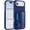 Blue, variant on Dteck Hidden Wallet Back Case for iPhone Air,Shockproof TPU+PC Case with Credit Card Slot RFID Blocking Kickstand Cover,Black