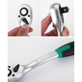 thumbnail image 2 of Torque Wrench 72 Tooth Torque Ratchet Wrench Automatic Bi-directional Quick Socket Plate Hand Ratchet (zhongfei, 2 of 3
