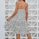 thumbnail image 4 of Vestidos Para Mujer Vestidos Casuales Vestido Estampado Vestido de Playa Vestido de Sol Mini Vestido Vestido de Busto Cruzado Odeerbi ODB163228, 4 of 5