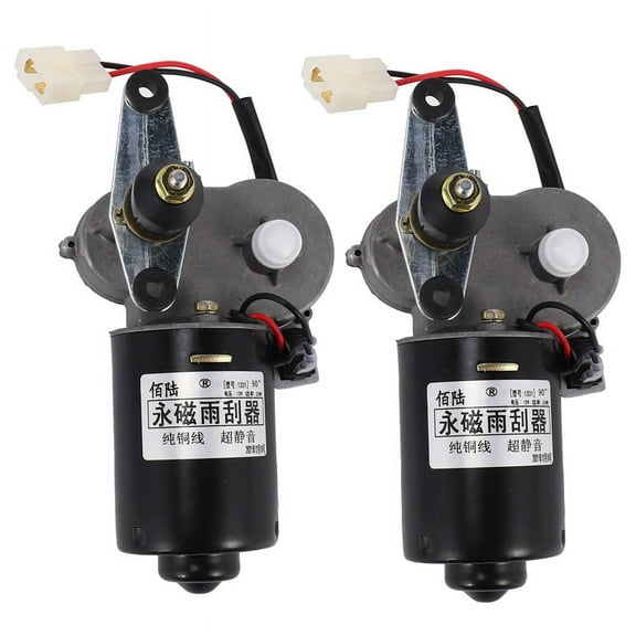 2 Set DC12V 30W Universal UTV Electric Windshield Wiper Motor Kit Wiper Assembly for RZR 900