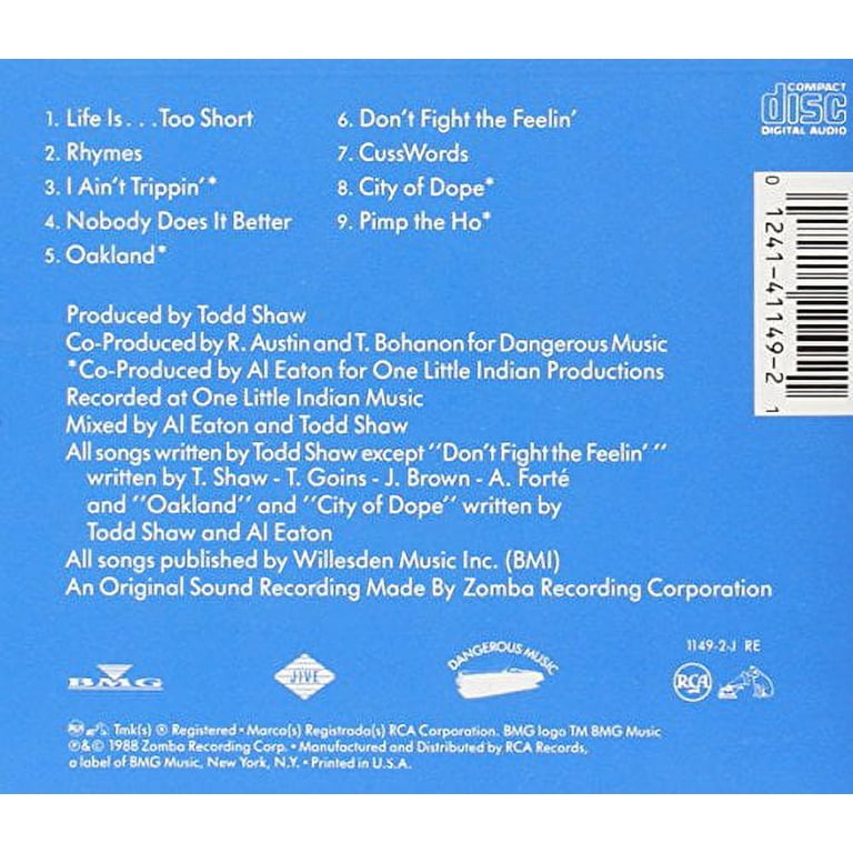 Too $Hort - Life Is Too Short - Music & Performance - CD - Walmart.com