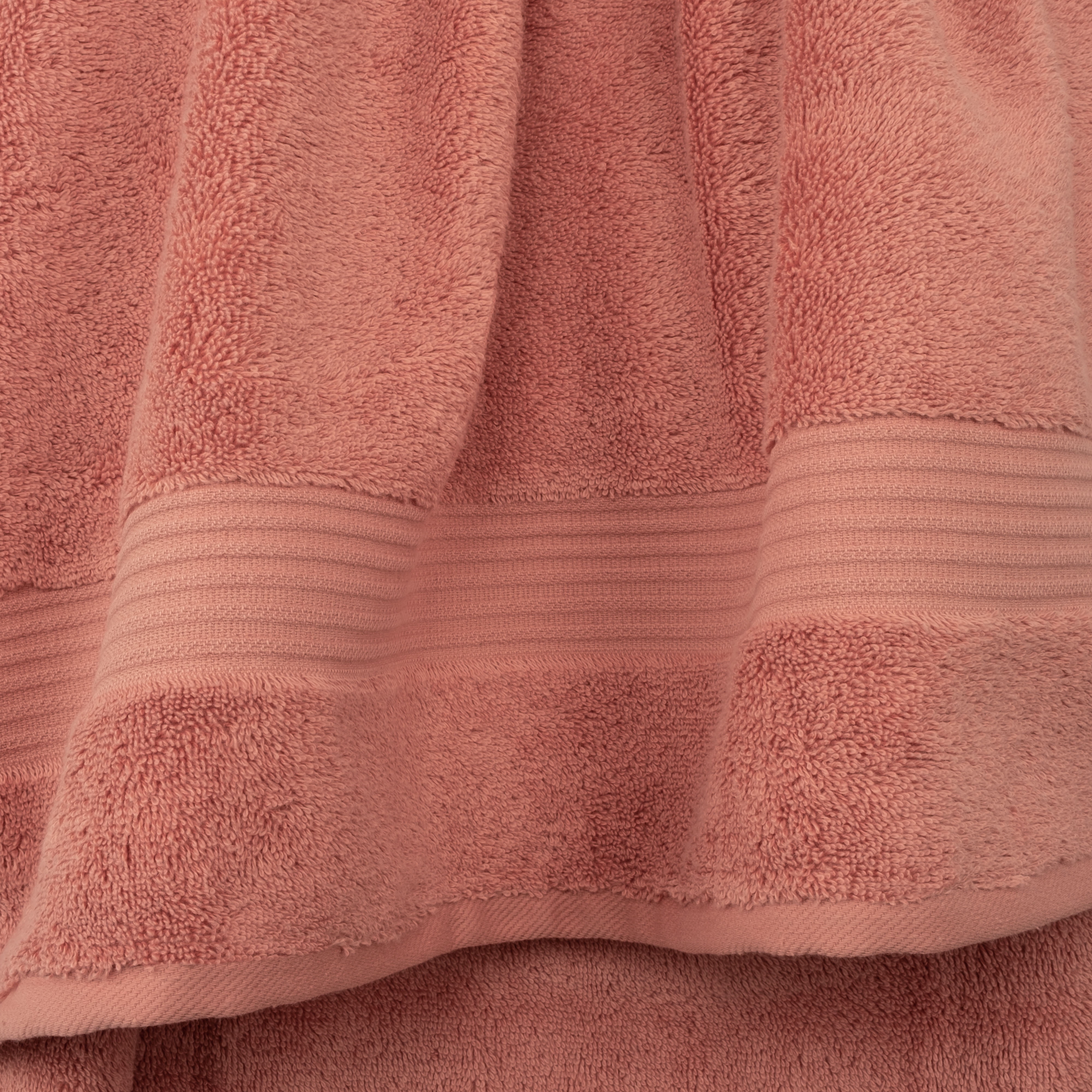 Cotton Paradise 100% Cotton 6 Piece Towel Set, Soft Absorbent Quick Dry Towels for Bathroom, Coral