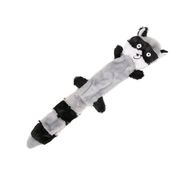 Juguetes chirriantes para perros, juguetes de mapache chirriantes para perros, juguetes chirriantes de felpa para perros, juguetes chirriantes de mapache para perros, mejoran su experiencia Jadeshay A