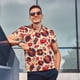 thumbnail image 4 of Balery Skull rock record music heart Camisa Polo de Hombre con Estampado, de Manga Corta y Tejido Medio, Camisa Tipo Golf Polo-4X-Large, 4 of 6