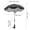 Black Silver Glue, variant on Universal Baby <span Style="background:red"></span> Umbrella, Wind <span Style="background:red"></span>, UPF 50+ Sun Protection, Easy To Attach