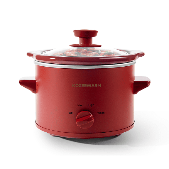 1.5QT Slow Cooker (Red)