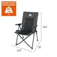 thumbnail image 3 of Ozark Trail Hard Arm Chair with Adjustable Armrest, Outdoor Relaxing, 3 of 15