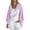 Purple, variant on PUMISAS Fall Cardigan For Women 3/4 Sleeve Open Front Linen Tops Loose Solid Color Casual Going Out Shirt