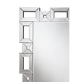 thumbnail image 5 of Tavin 24 x 65 Inch Geometric Frame Standing Mirror Silver, 5 of 6