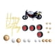 thumbnail image 2 of Adorno para tarta de cumpleaños, decoración para fiesta con temática de motos, carreras de motos para niños Estilo C, 2 of 9