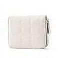 thumbnail image 1 of Short Coin Purse Solid Leather Women Card Holder Small Zipper Female Clutch, 1 of 6