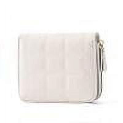 Short Coin Purse Solid Leather Women Card Holder Small Zipper Female Clutch