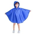 thumbnail image 2 of Kids Rain Poncho Hooded Jacket Rain Coat, 2 of 9