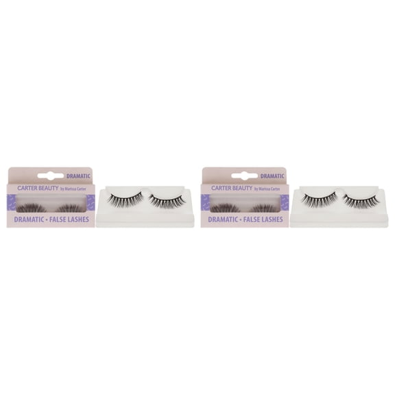 Carter Beauty False Lashes - Dramatic - Pack of 2 , 1 Pair Eyelashes