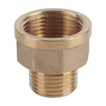 thumbnail image 1 of Ouitble Tubería De Agua De Latón, 1/2 Macho BSPT 3/4 Hembra BSPT, Adaptador Reductor De Buje Hexagonal para Medidor De Agua, Suavizante De Agua, Purificador De Agua, 1 Ud., 1 of 14