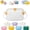 Matte White, variant on Waterproof Silicone Tote Bag, Leakproof Reusable Handheld Storage Bag (L-5.3L/323.406 cubic inches, Blue)