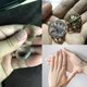 thumbnail image 2 of 9 Anillos de junta de deformación de anillo astronómico Retro de moda plegables para uso diario, 2 of 4