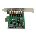 thumbnail image 2 of StarTech.com 7 Port PCI Express USB 3.0 Card - Standard & Low-Profile - SATA Power - UASP Support - 1 Internal & 6 External USB 3.0 Ports (PEXUSB3S7) - USB adapter - PCIe 2.0 - USB, USB 2.0, USB 3.0 - for P/N: ST1030USBM, ST7300USBME, 2 of 6