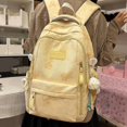 thumbnail image 5 of Casual Daily School Travel Bag Lightweight 15.6 Inch School Backpack with Multi-Pocket Large Capacity for Women Casual (Yellow), 5 of 12