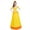 Yellow, variant on IBTOM CASTLE Princess Dress with Crown and Gloves for Women Pageant Long Dresses Tulle Gown Halloween Cosplay Carnival Dress up Birthday Party Outfit