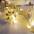 thumbnail image 3 of Battery Powered Fairy Lights,6.6ft 20 LED Gold Leaves String Lights for Bedroom,Wedding,Table Christmas Home Party Decoration (Warm Light), 3 of 9