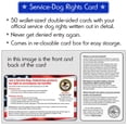 thumbnail image 4 of Juego de accesorios para perros de servicio Pelto con chaleco, etiqueta de identificación y 50 tarjetas ADA, 4 of 5
