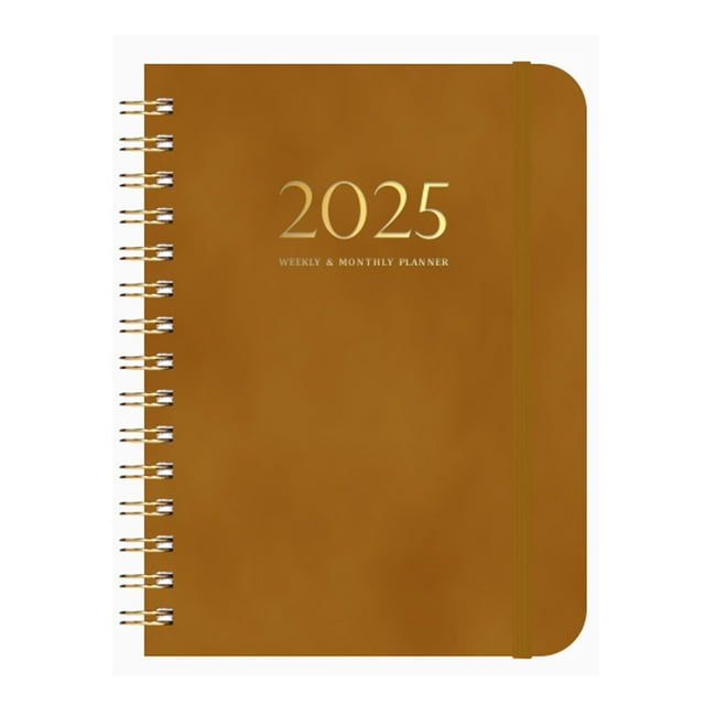 Vaidha Coil Planner 2025 Weekly Planner Diary A5 Taped Notebook Book