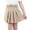 Khaki, variant on Girls Dresses School Pleated Skirt Elastic Waist A Line Mini Skirt Students Kids Clothing