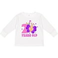 thumbnail image 3 of Inktastic 2 years old with Butterfly and Flowers Girls Long Sleeve Toddler T-Shirt, 3 of 5