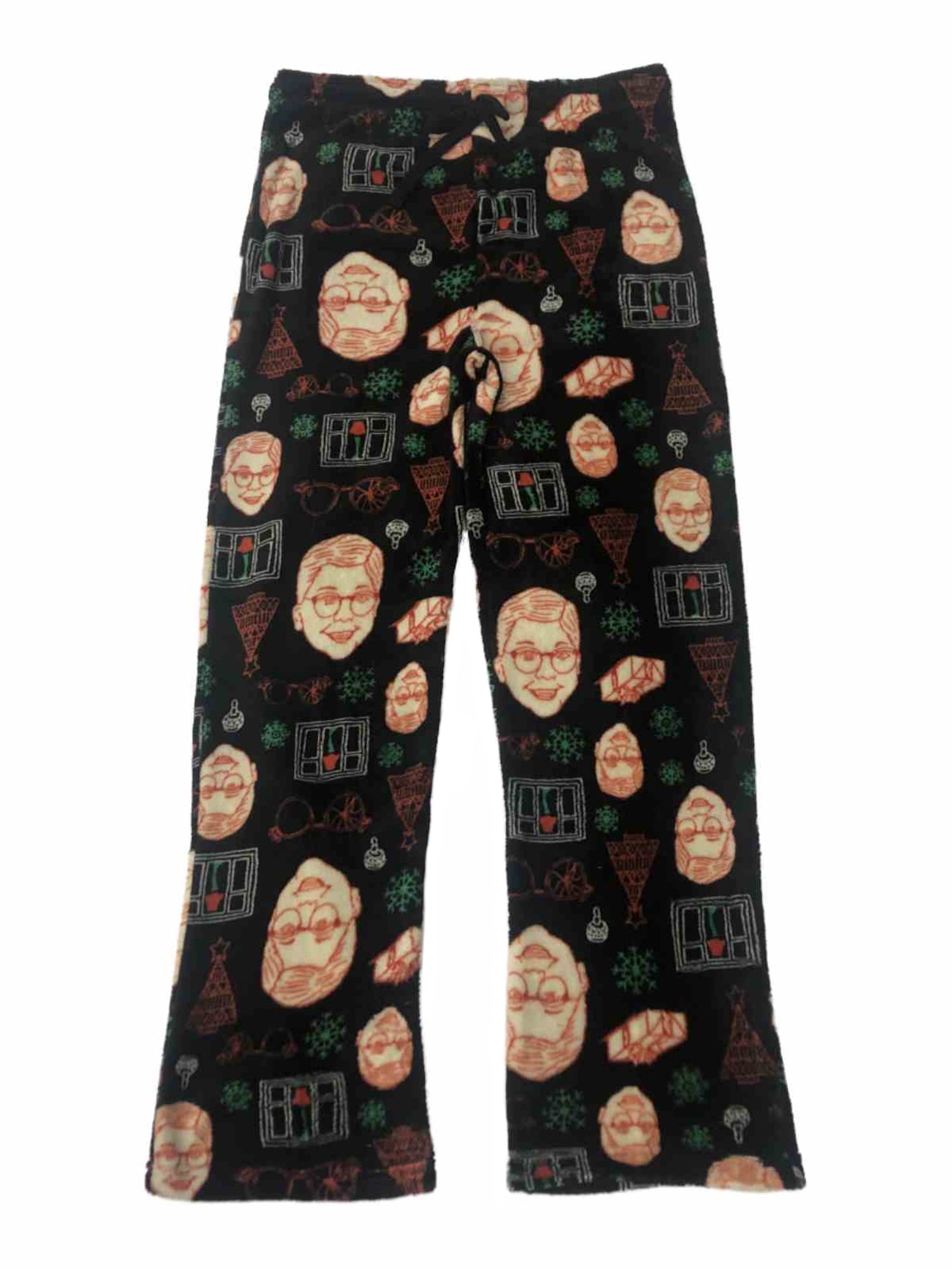A Christmas Story A Christmas Story Mens Ralphie Leg Lamp Fleece Sleep Pants Pajama Bottoms