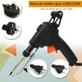 thumbnail image 4 of AMERTEER 110V 60W Electric Soldering Gun Automatic Hand-held Solder Iron Kit Welding Tool -Temperature Gun Solder Tool for Circuit Board, Home DIY, Electronic Repair(Black), 4 of 8
