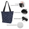 thumbnail image 4 of Fotbe Cute Shark Bolsa de Playa con Estampado, Bolsa de Hombro, Bolsa de Mano Espaciosa, Bolsa de Viaje Ligera, Bolsa de Compras Versátil, 4 of 6