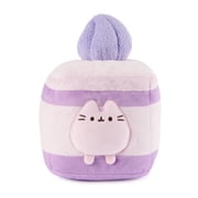 GUND Pusheen Lavender Spongecake Plush, Squishy Toy, Collectible Plush Toy, Dessert Plush, Cat Stuffed Animal for Ages 8 and Up, Purple, 6”