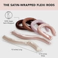 thumbnail image 2 of Heatless Hair Curler For Long Hair | Satin Covered Heatless Hair Curlers | Flexi Rods For Heatless Curls For All Hair Types | Hair Curlers, 2 of 5