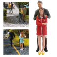 thumbnail image 4 of Modelo 1:64 Mini Baoblaze de pareja de personas para decoración de juguetes de caja de cerillas Rojo A, 4 of 8