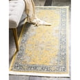 thumbnail image 1 of Unique Loom 3139598 2 ft. 2 in. x 6 ft. Prado Baracoa Runner Rug, Yellow, 1 of 1