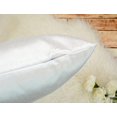 thumbnail image 4 of Aiking Home 12x18 Inches Faux Silk Rectangular Throw Pillow Cover, Zipper Closure, White (Set of 2), 4 of 4