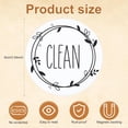 thumbnail image 2 of Clean Dirty Dishwasher Magnet, Double Sided Dishwasher Sign Clean Dirty Magnetic Flip Decoration Dishwasher Indicator Sign for Dish Washer Dish Bin Decor Kitchen Organization Storage, 2 of 7