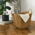 thumbnail image 6 of Household Essentials Natural Paper Rope Basket with Handles, Natural Woven Woven Storage Basket, Great for Decoration or Organization, 6 of 8