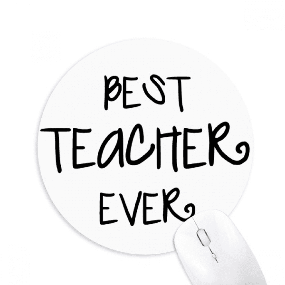 Best Teacher Ever Words Quotes Mouse Pad Comfortable Game Office Mat