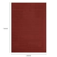 thumbnail image 3 of (2 pack) Mainstays Dylan Solid Diamond Olefin Red Indoor Area Rug, 5' x 7', 3 of 8