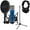 Cobalt, variant on Rode Signature Series NT1 Cardioid Condenser Studio Microphone, Cobalt, Bundle with H&A Microphone Stand and TAPH100 Studio Monitor Headphones