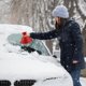 thumbnail image 3 of Magical Car Ice Scraper with Funnel,2 Pack Cone Windshield Ice Scrapers,Round Snow Scraper for Car(Red), 3 of 5