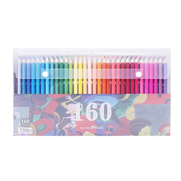 Juego de lápices de colores de madera dibujo escolar pintura al óleo lápiz de Color al óleo 160 colores 2/6/160 Piezas Methold WJU1385-03B