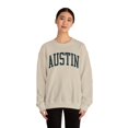 thumbnail image 4 of Austin Sweatshirt Gifts Crew Neck Shirt Long Sleeve Unisex, 4 of 7