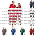 thumbnail image 3 of Hvyesh Family Pajamas Matching Sets Lightweight Silk Satin Pjs Sleepwear Comfy Long Sleeve Button Down Holiday Loungewear, 3 of 4