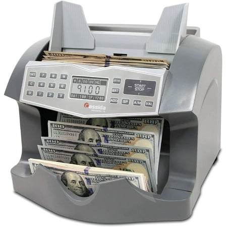 UPC: 0857287002346 | Cassida Advantec 75 UV/MG Top Loading Bill Counter with Counterfeit Detection & Valucount