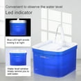 thumbnail image 4 of Automatic Cat Pet Water Fountain, 2L Drinking Dispenser, Ultra Quiet Cat Water Fountain with Translucent LED Light Faucet Spout, 4 of 8